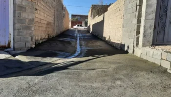 جدول گذاری و بتن ریزی کوچه های فرعی