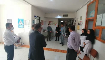 بازدید بازرسان دانشکده علوم پزشکی از درمانگاه رستاق